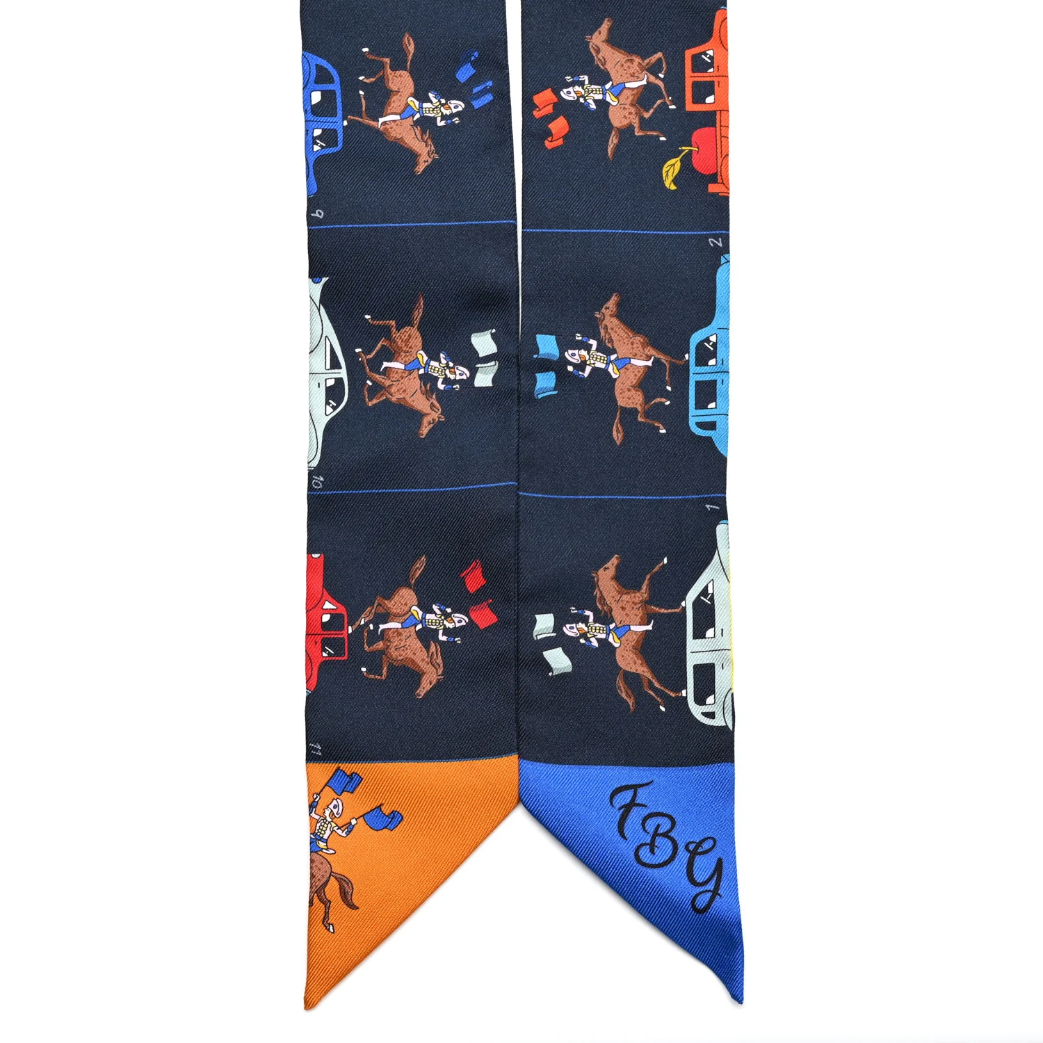 Silk Parade CG Twilly Caban Jaune Vif Rouge - Image 2