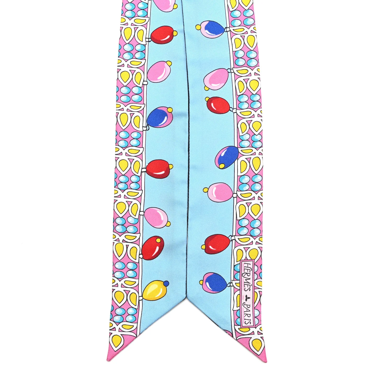 Silk Parures Des Maharajas Twilly Ciel Black Rose Vif - Image 2