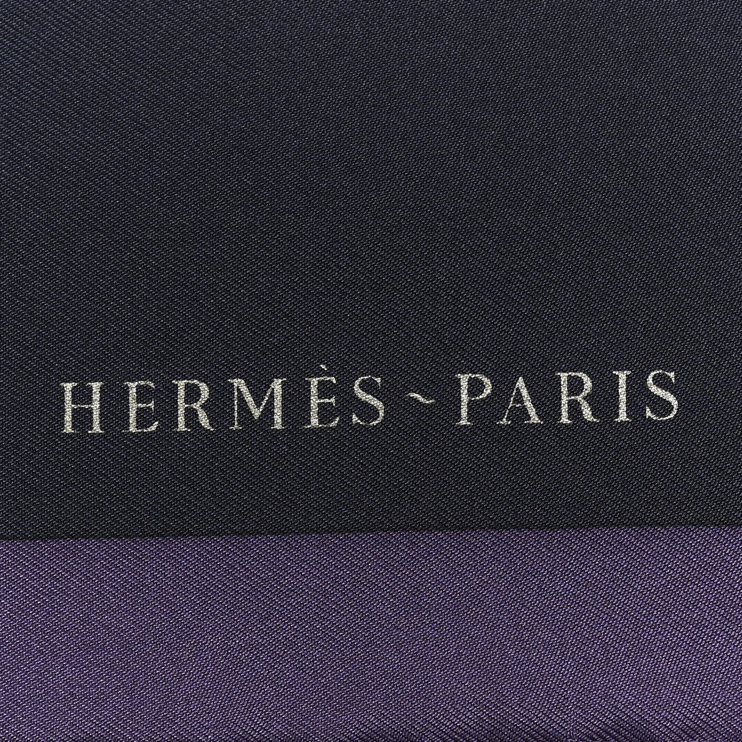 Silk Robe Legere Scarf 45 Aubergine Bleu Black - Image 2