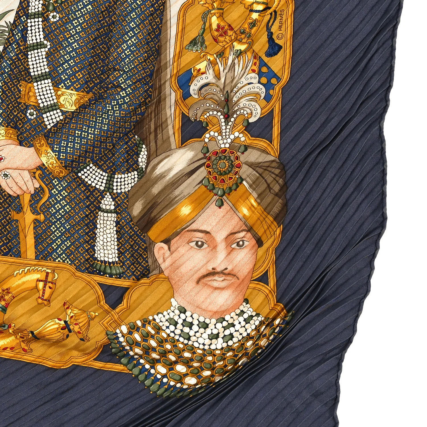 Silk Splendeur Des Maharajas Scarf 90 - Image 3