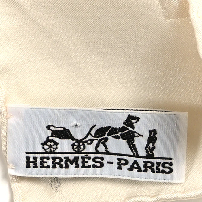 Silk Wool Faconnee Grand H Scarf - Image 3
