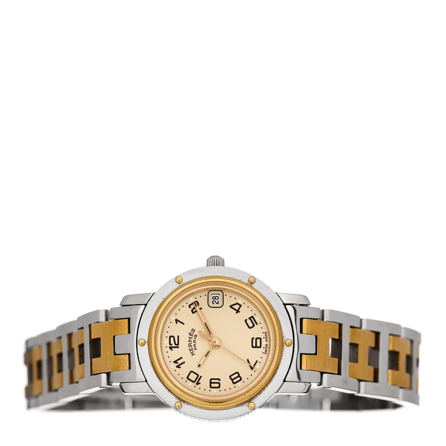 Stainless Steel 24mm Clipper Quartz Watch Gold - Image 2