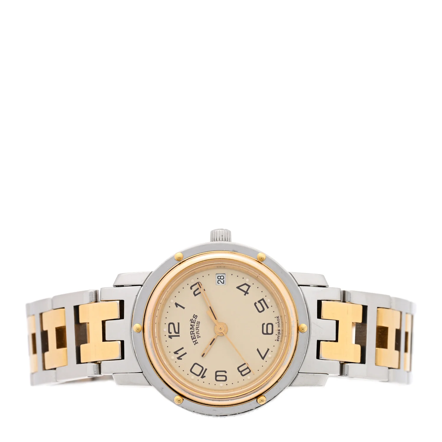 Stainless Steel 24mm Clipper Quartz Watch Gold - Image 2