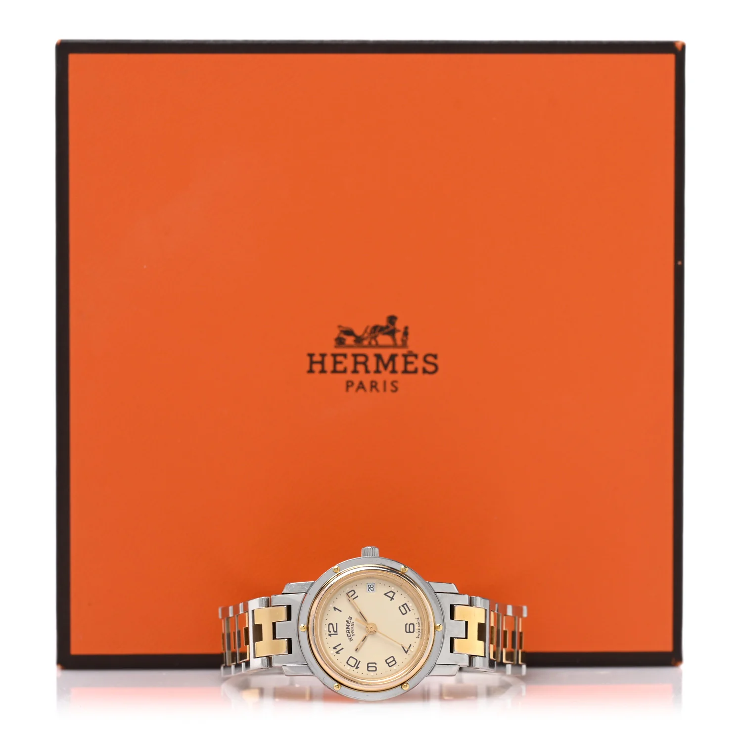 Stainless Steel 24mm Clipper Quartz Watch Gold - Image 5