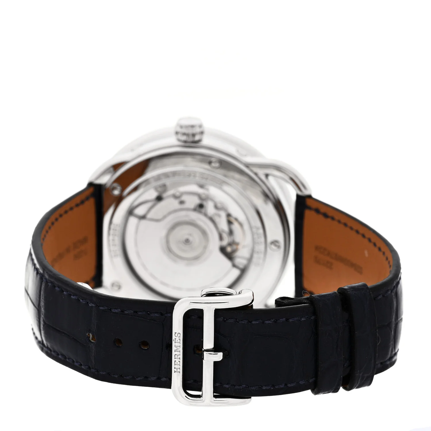 Stainless Steel Alligator 43mm Arceau Grande Lune Automatic Watch Bleu Abysse - Image 3