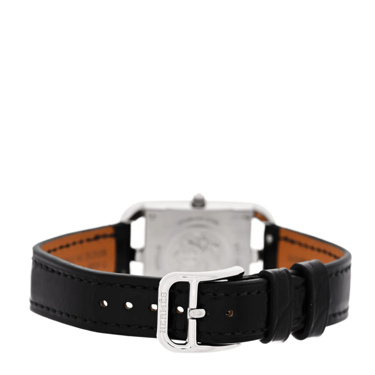 Stainless Steel Alligator Diamond Bezel 23mm Cape Cod Quartz Watch Noir - Image 3