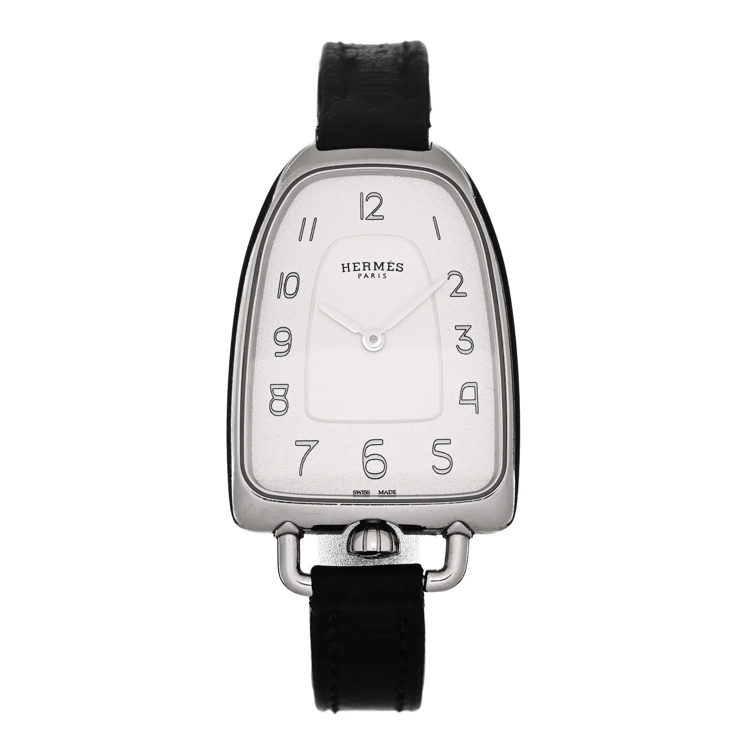 Stainless Steel Barenia 26mm Galop Quartz Watch Noir