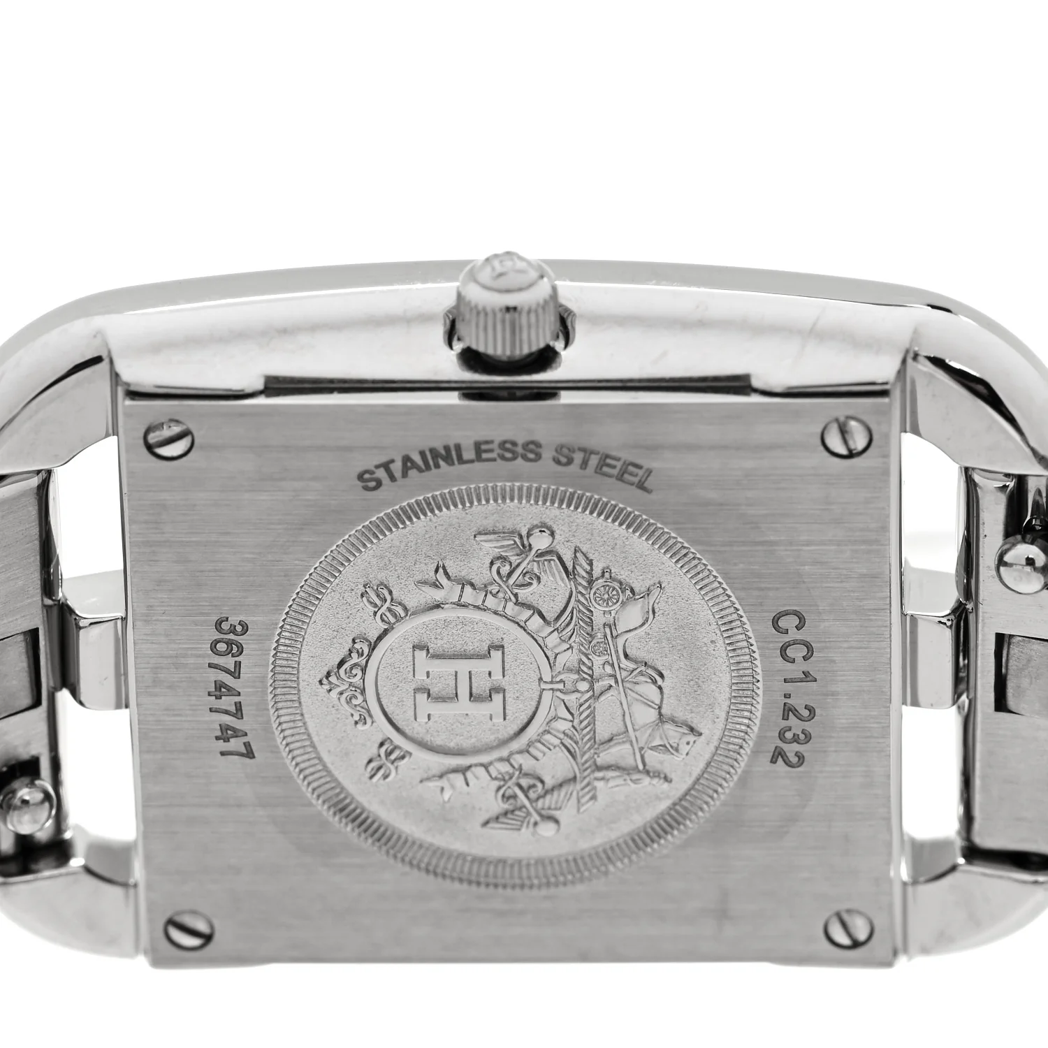Stainless Steel Diamond Bezel Mother of Pearl 23mm Cape Cod Quartz Watch - Image 4