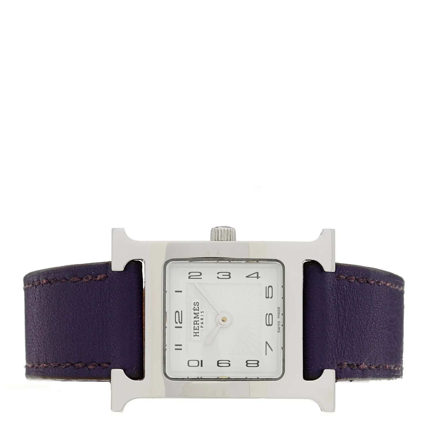 Stainless Steel Swift 21mm Heure H Hour Quartz Watch Iris - Image 4