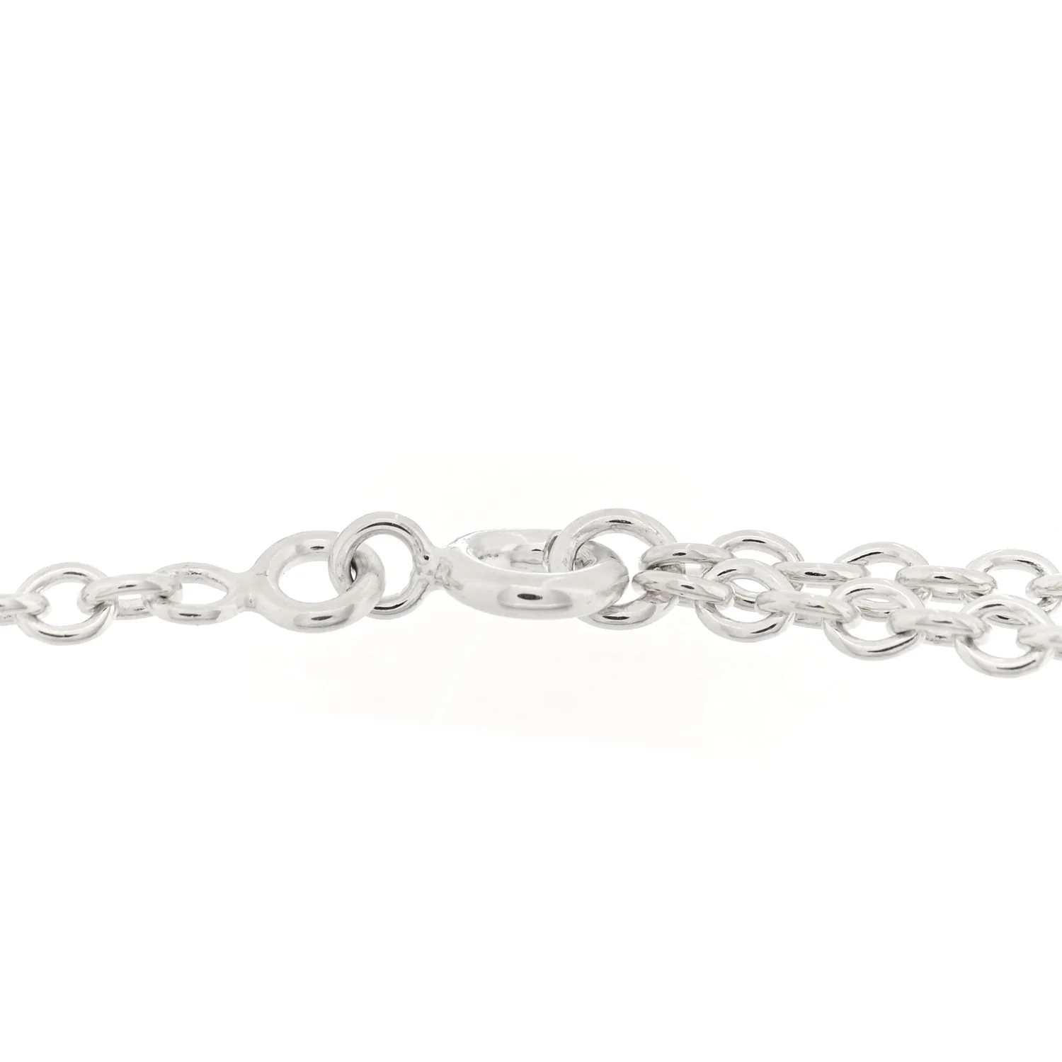 Sterling Silver 18K Rose Gold Ex-Libris Bracelet LG - Image 3