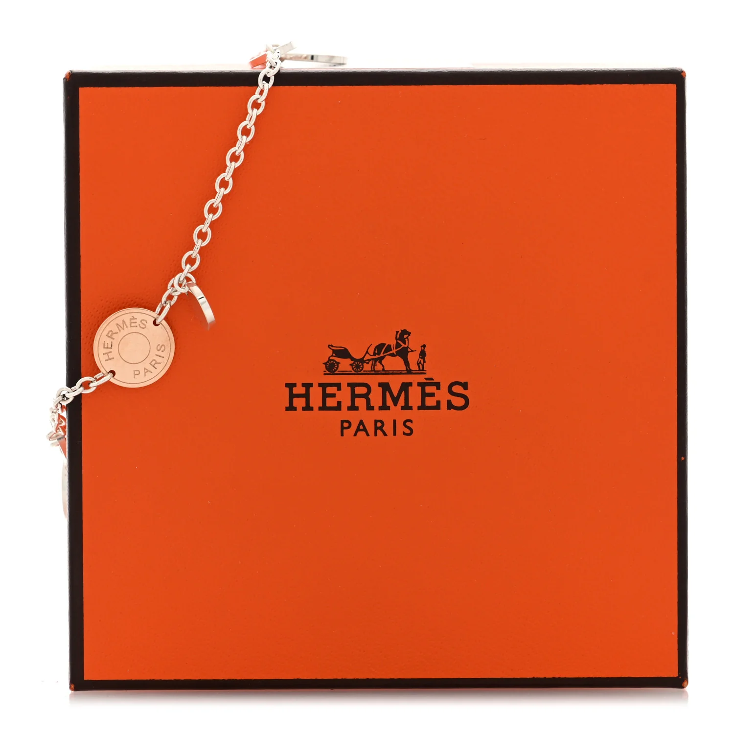 Sterling Silver 18K Rose Gold Ex-Libris Bracelet LG - Image 4