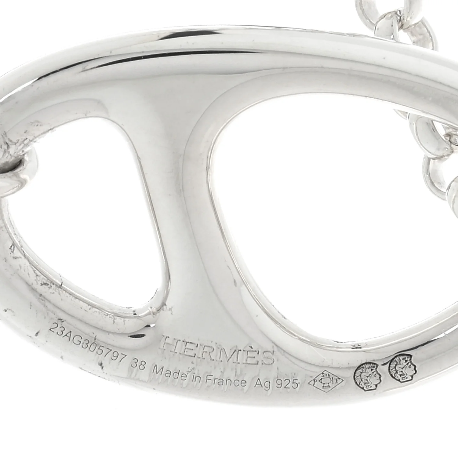 Sterling Silver Chaine D'Ancre Punk Toggle Necklace - Image 4