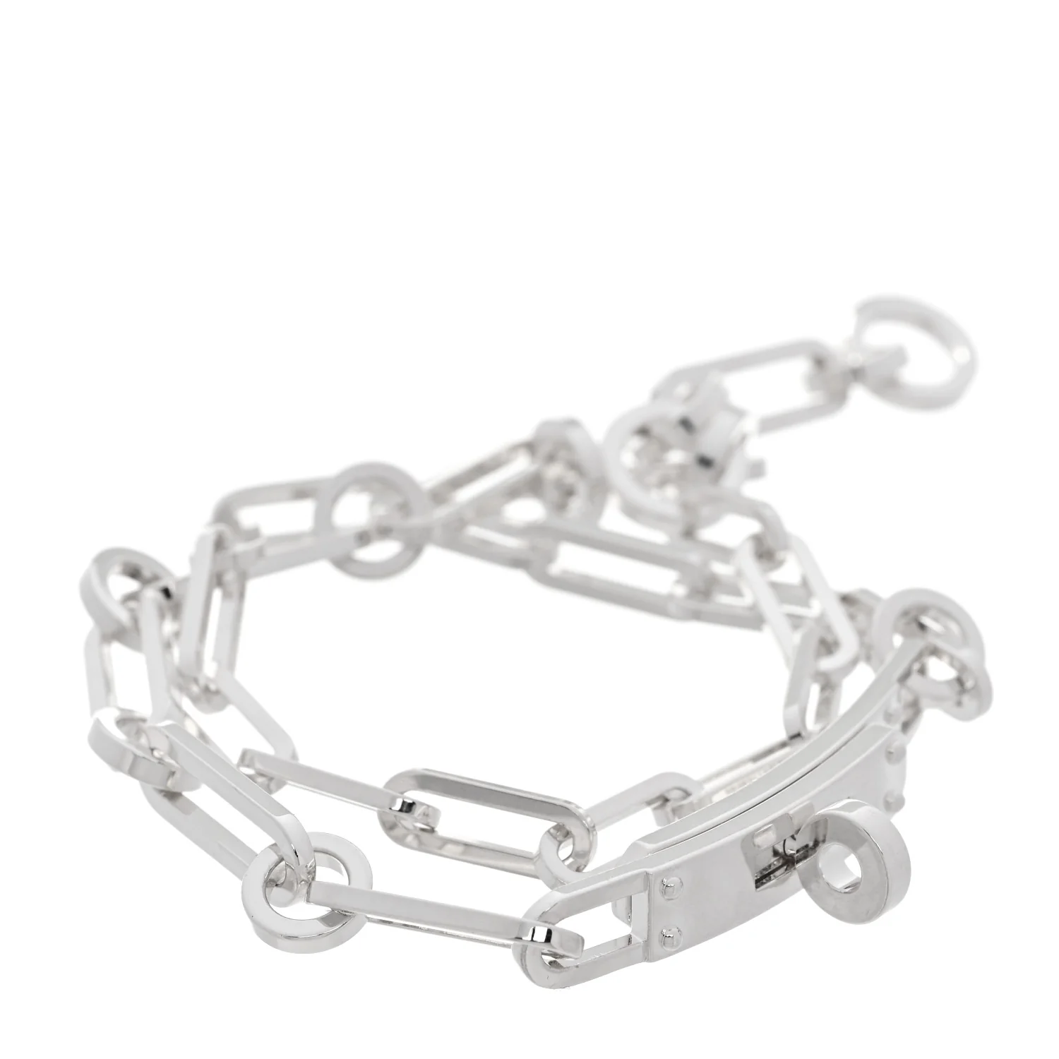 Sterling Silver Kelly Double Chaine Bracelet