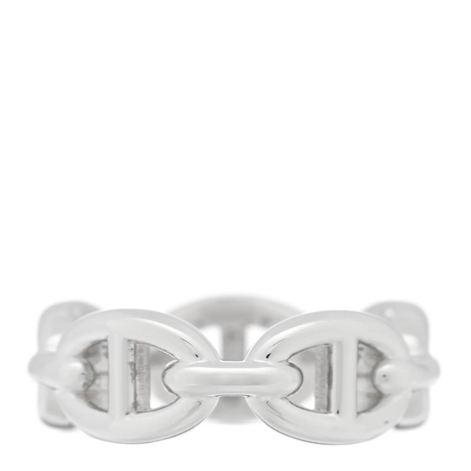 Sterling Silver PM Chaine d'Ancre Enchainee Band Ring 52 6 - Image 3