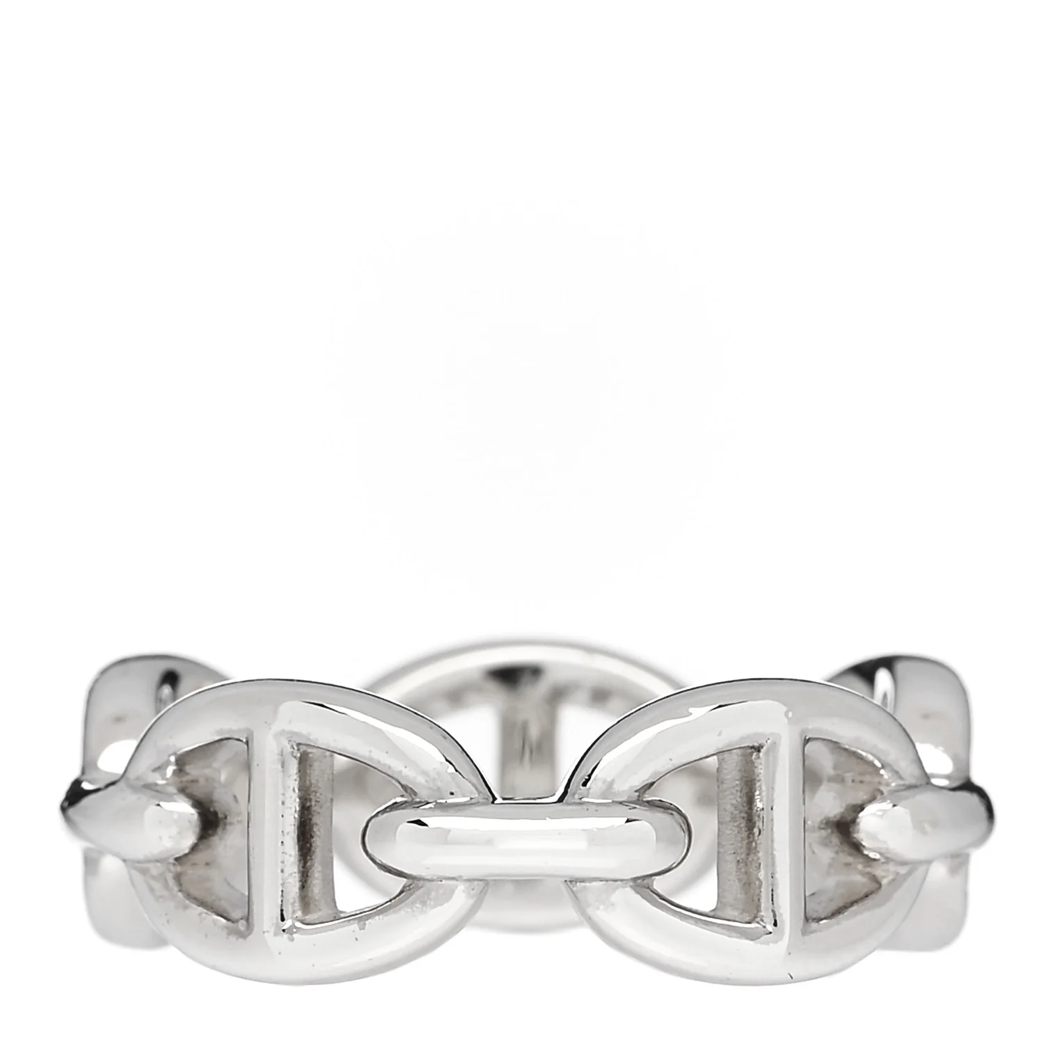 Sterling Silver PM Chaine d'Ancre Enchainee Band Ring 54 6.75 - Image 3