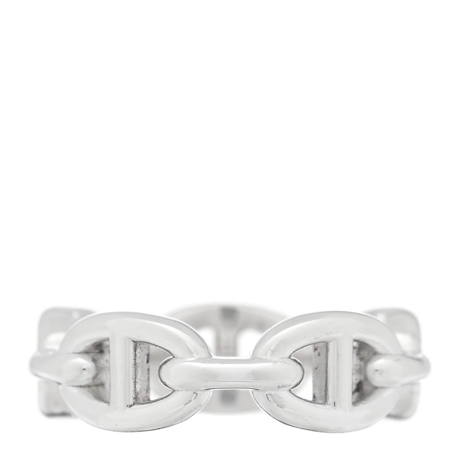 Sterling Silver PM Chaine d'Ancre Enchainee Band Ring 56 7.75 - Image 3