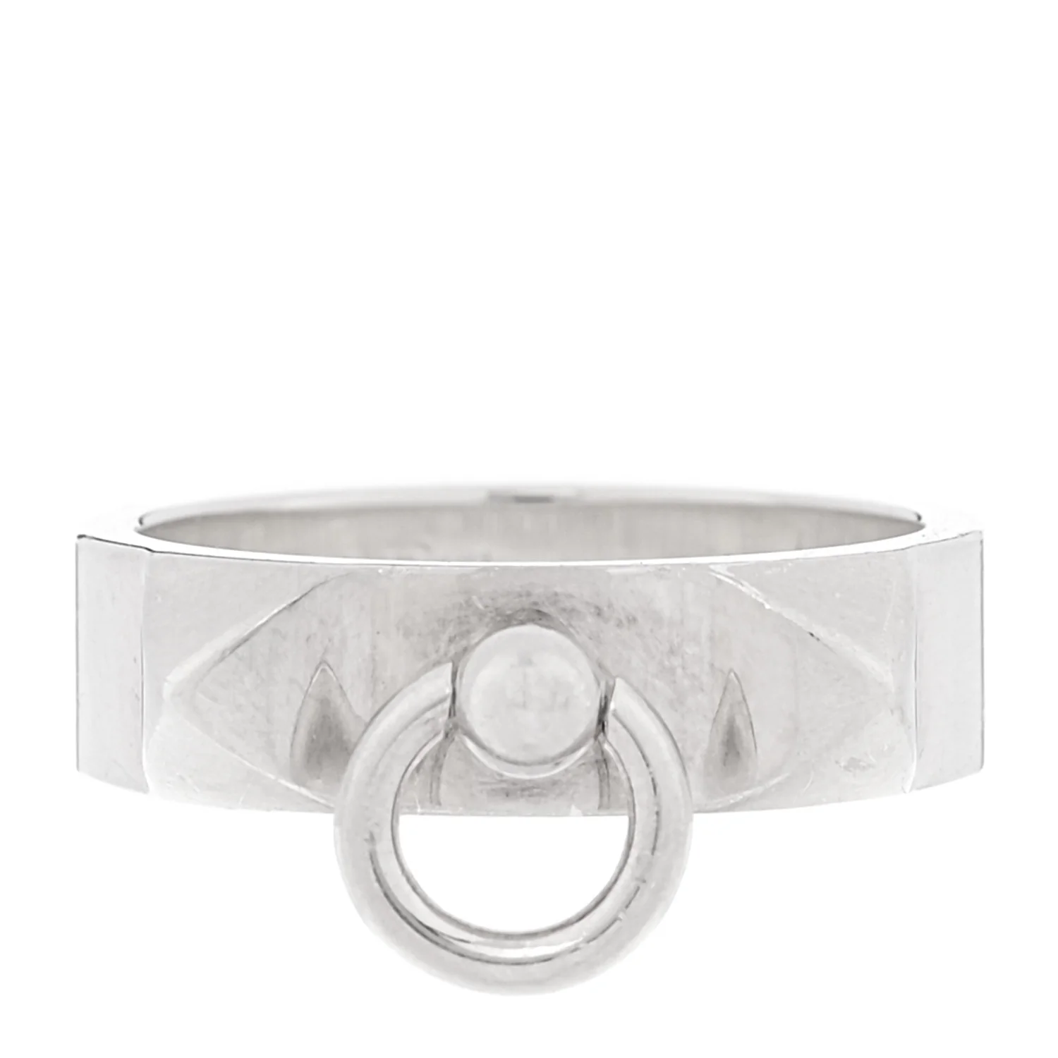 Sterling Silver PM Collier De Chien Ring 48 4.5