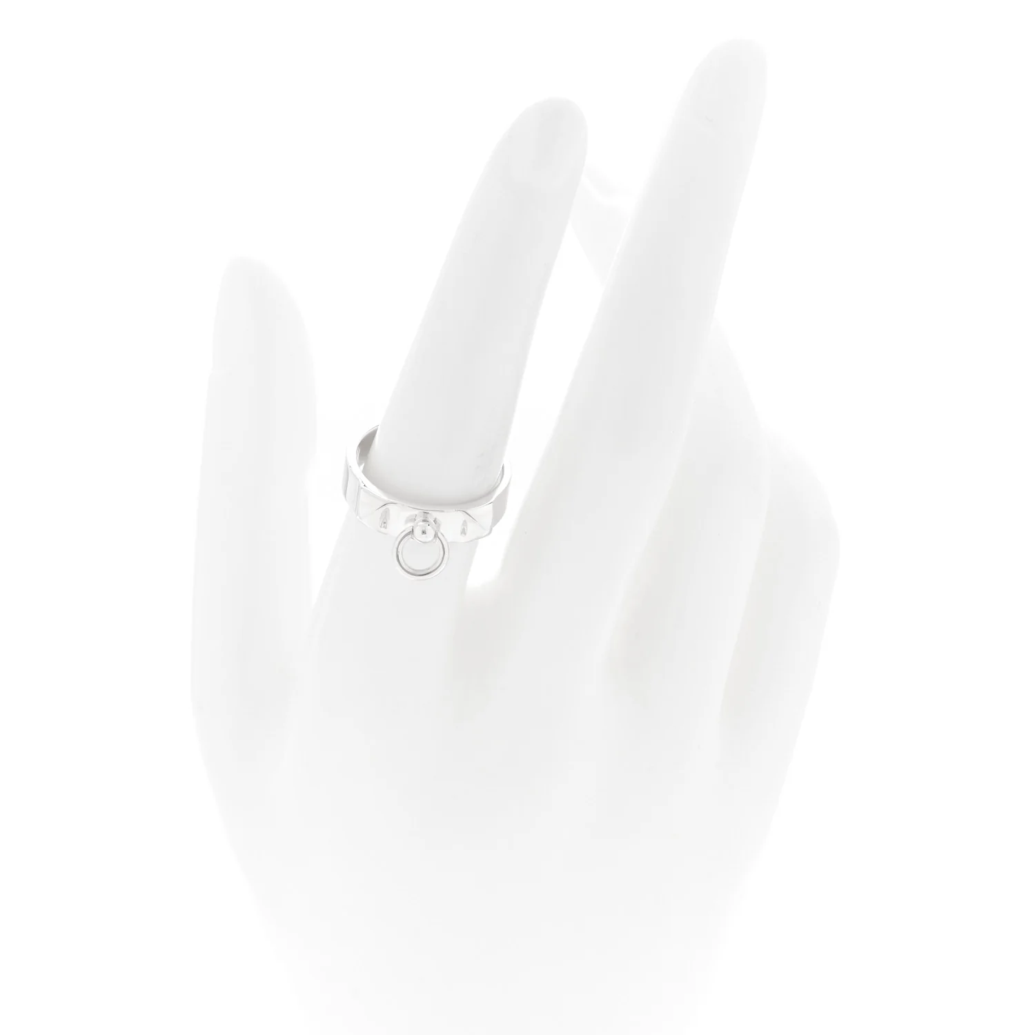 Sterling Silver PM Collier De Chien Ring 55 7.25 - Image 2