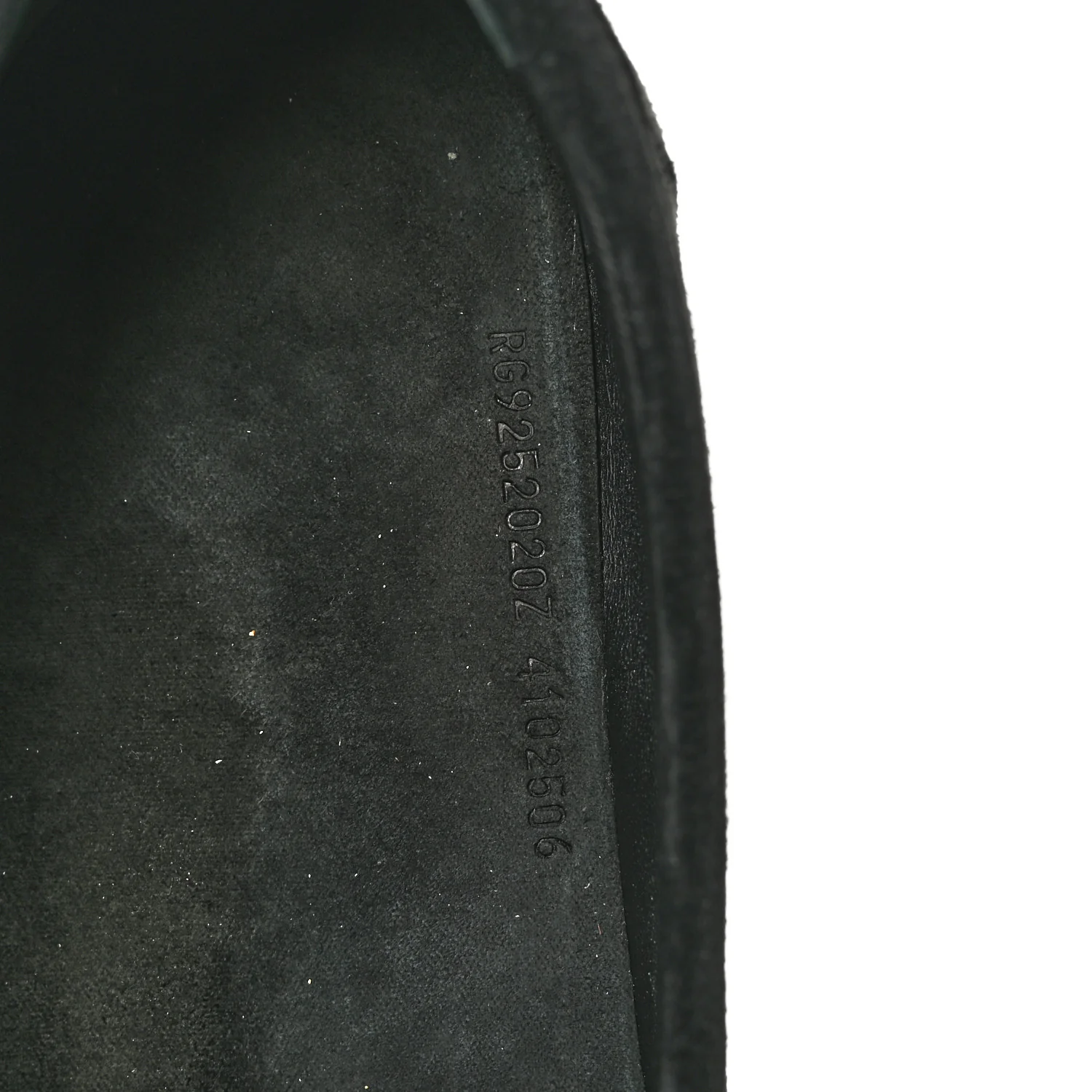 Suede Calfskin Womens Lazy Loafers 41 Black - Image 9