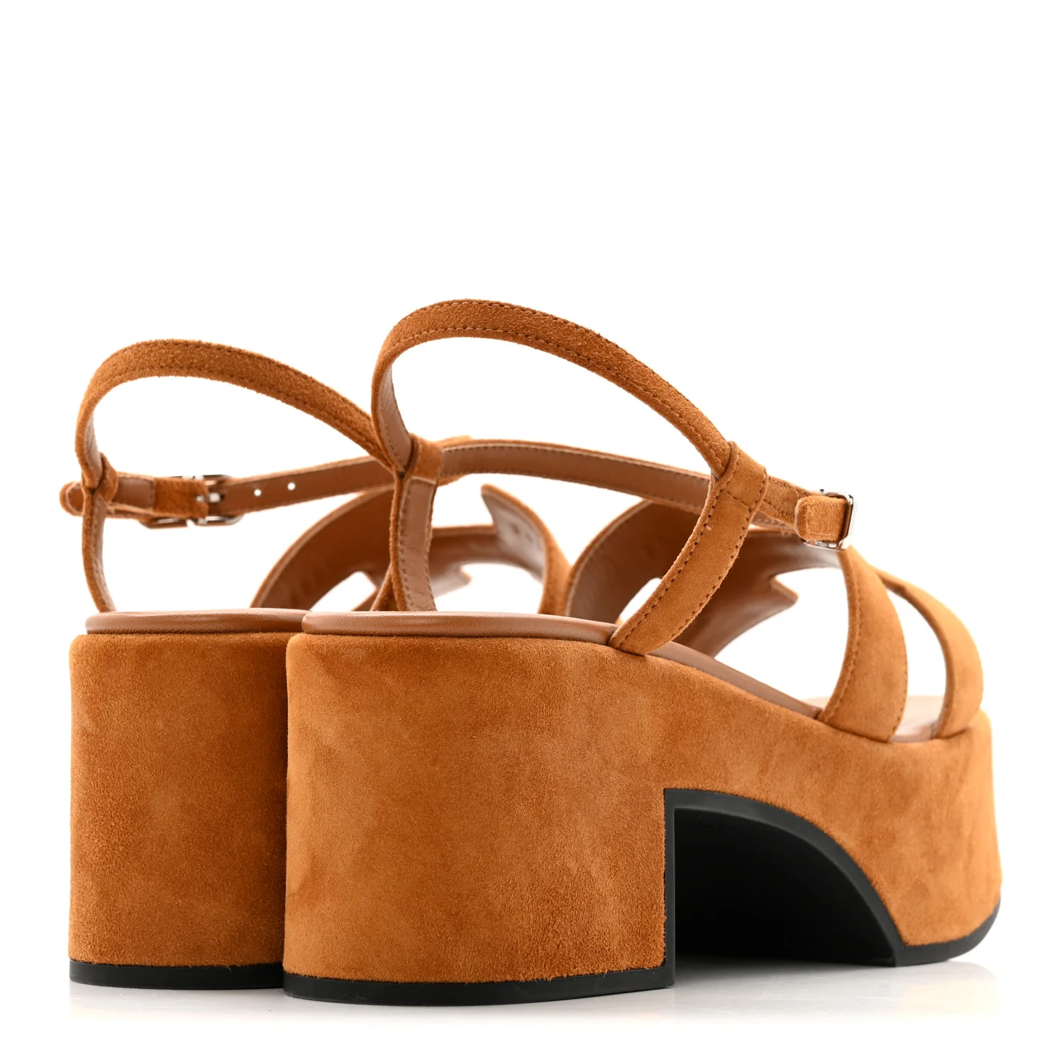 Suede Goatskin Jam 30 Sandals 36.5 Naturel - Image 10