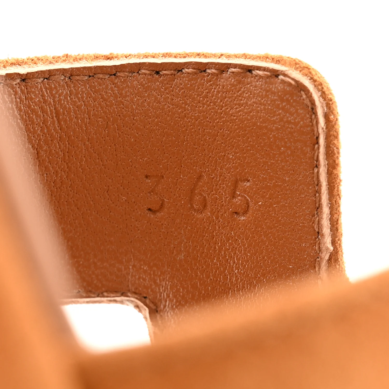 Suede Goatskin Jam 30 Sandals 36.5 Naturel - Image 17
