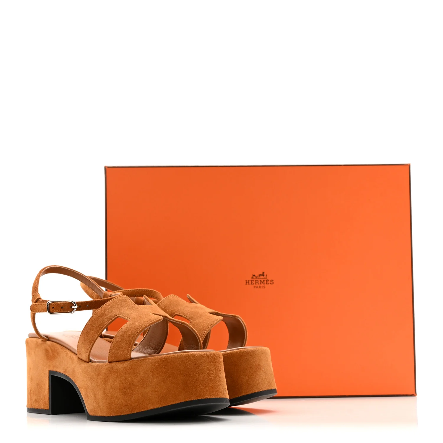 Suede Goatskin Jam 30 Sandals 36.5 Naturel - Image 22