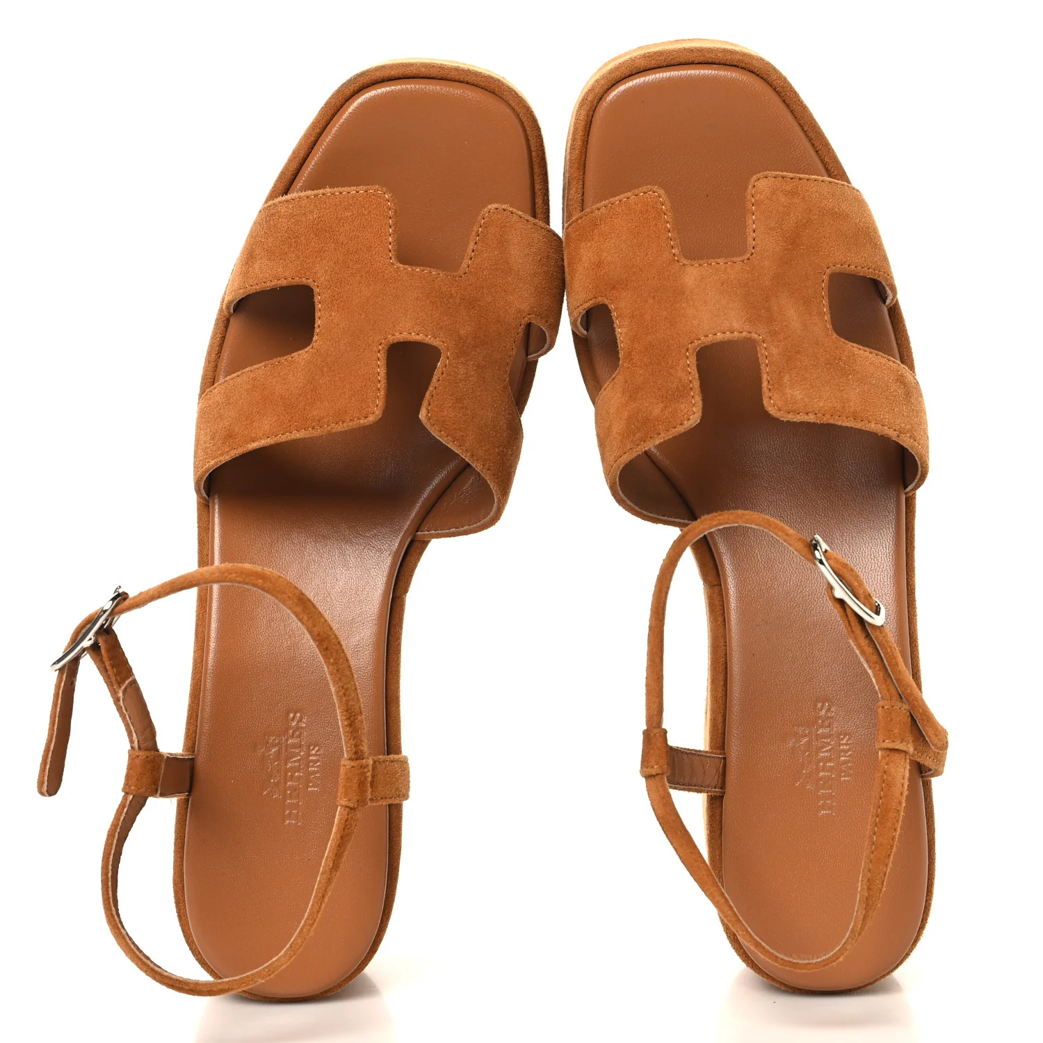 Suede Goatskin Jam 30 Sandals 38 Naturel - Image 2