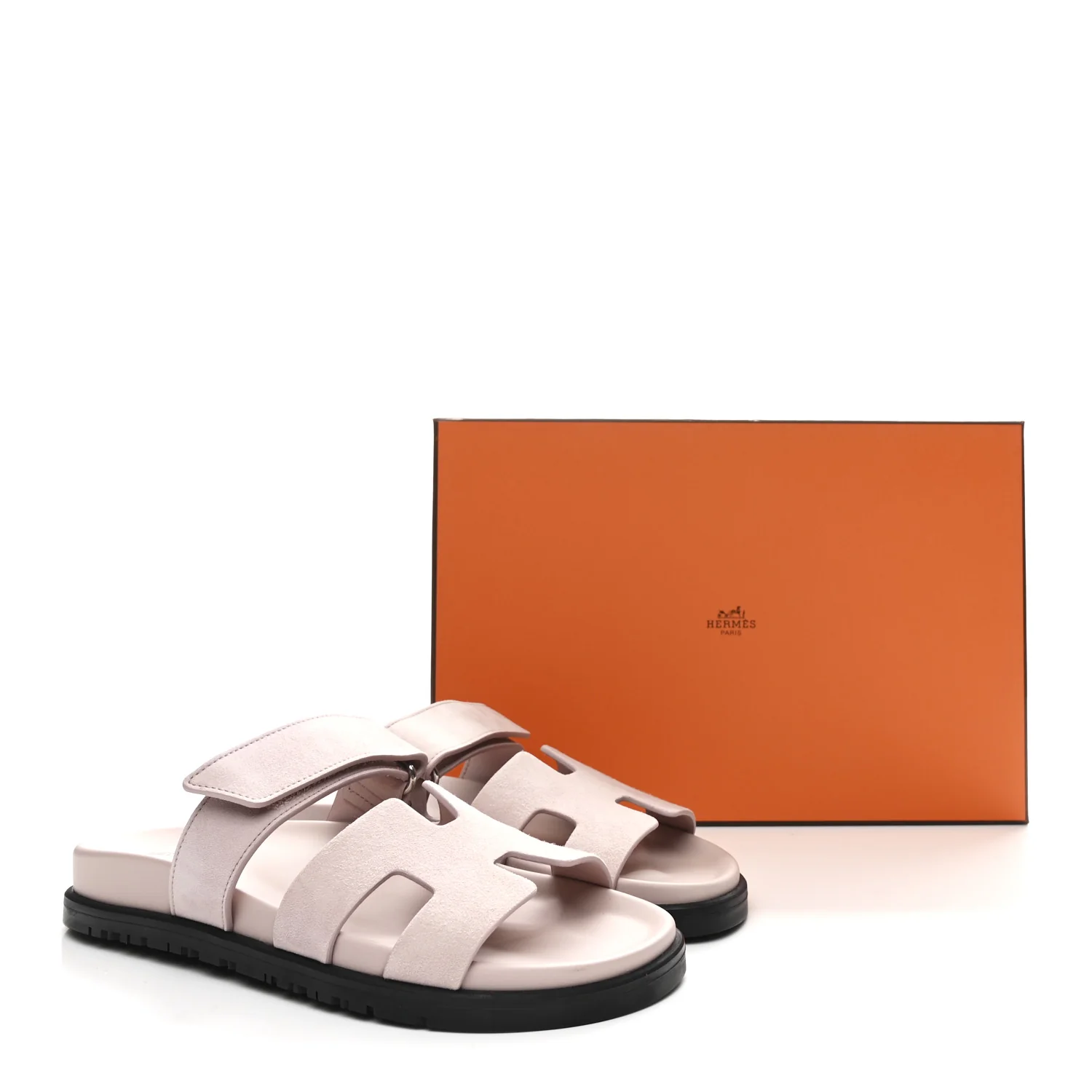 Suede Goatskin Womens Chypre Sandals 36 Rose Porcelaine - Image 10