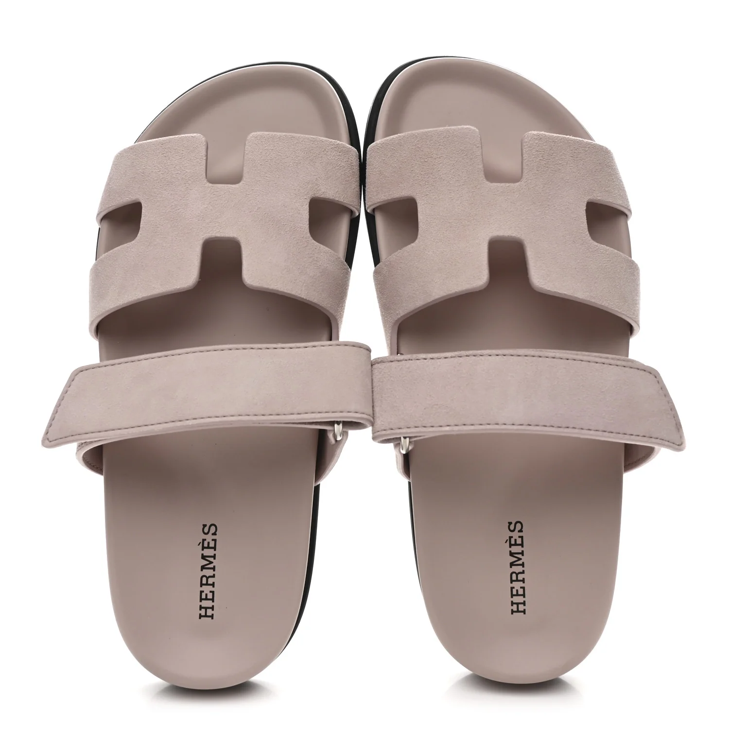 Suede Goatskin Womens Chypre Sandals 36 Rose Porcelaine - Image 2