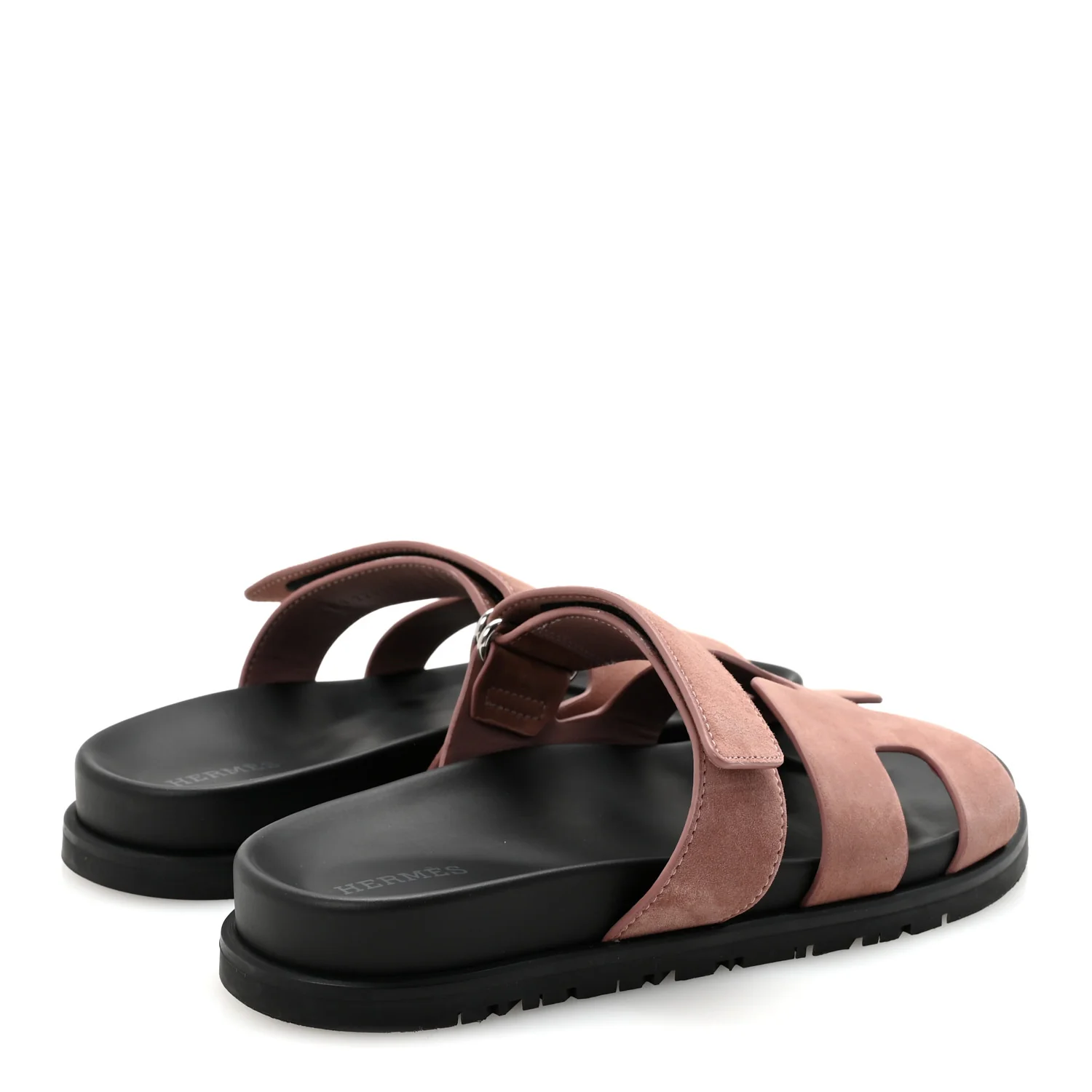 Suede Goatskin Womens Chypre Sandals 36.5 Rose Antique - Image 5