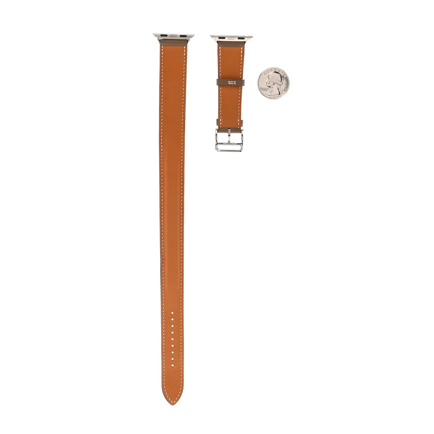 Swift 38mm Apple Watch Double Tour Band Etoupe - Image 2