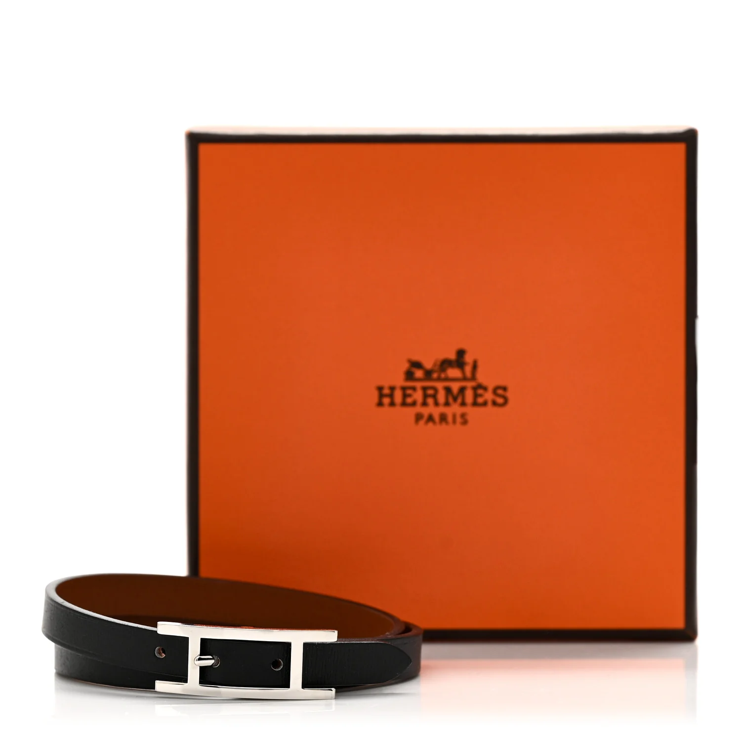 Swift Behapi Double Tour Reversible Bracelet T4 Black Gold - Image 4