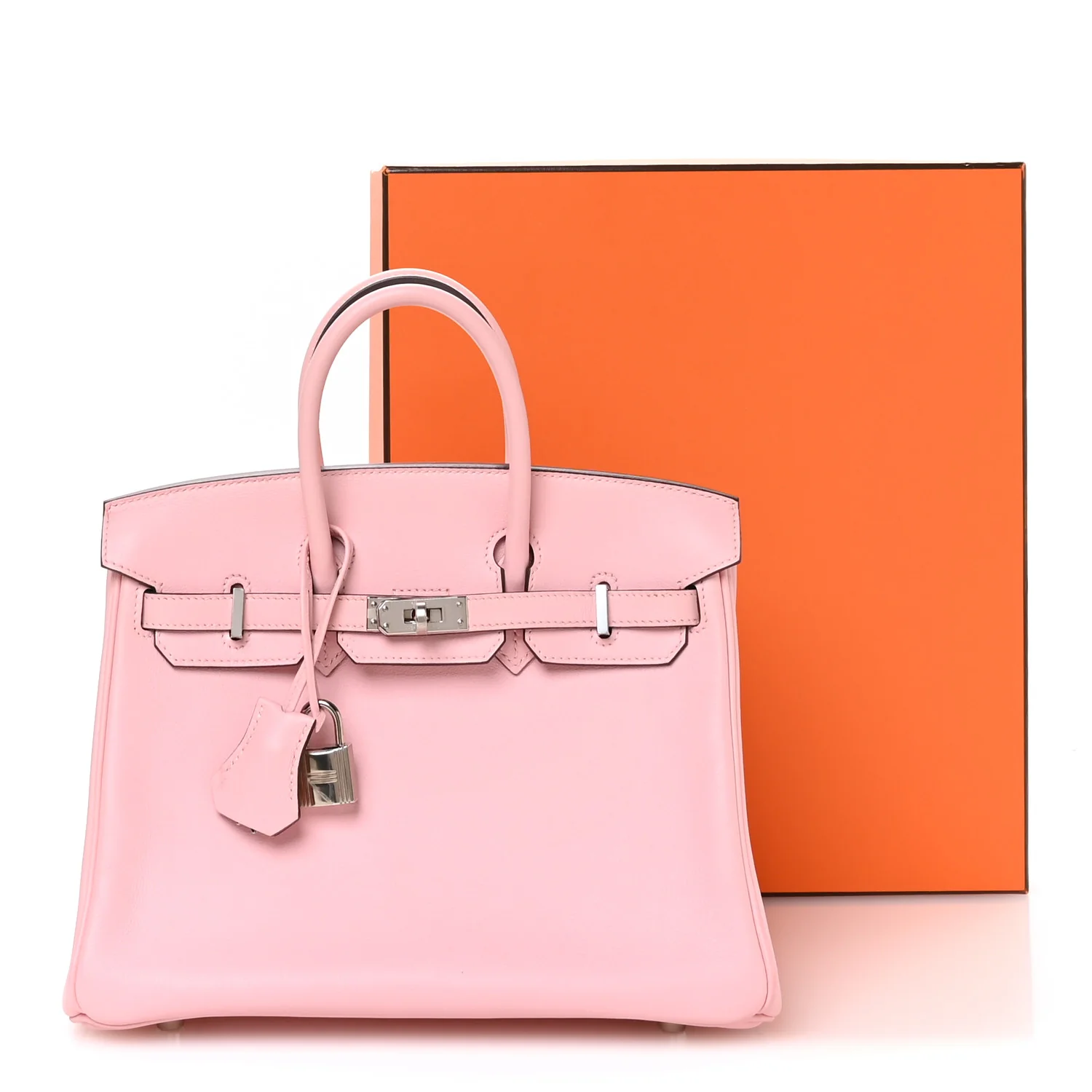 Swift Birkin 25 Rose Sakura - Image 11