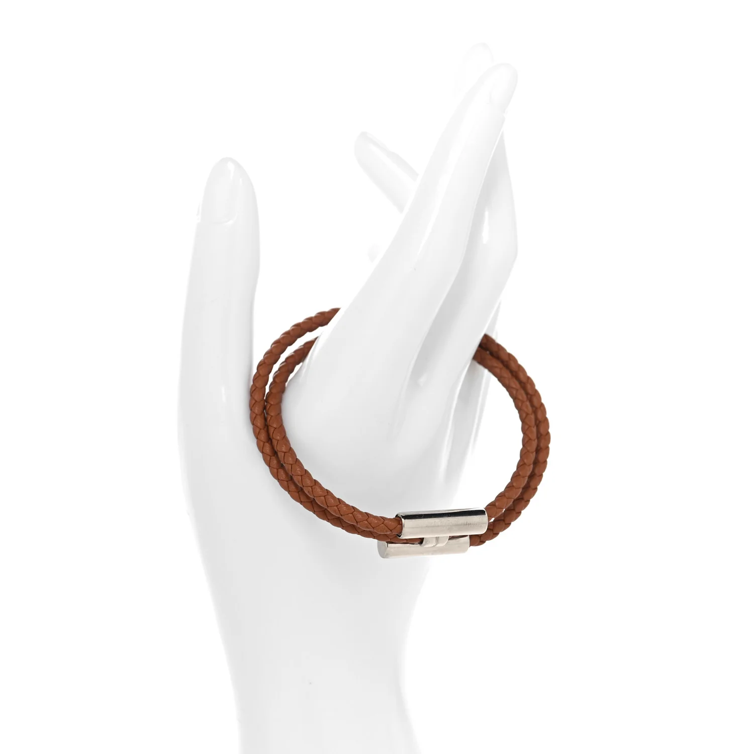 Swift Double Wrap Cord Tournis Tresse Bracelet Gold - Image 2
