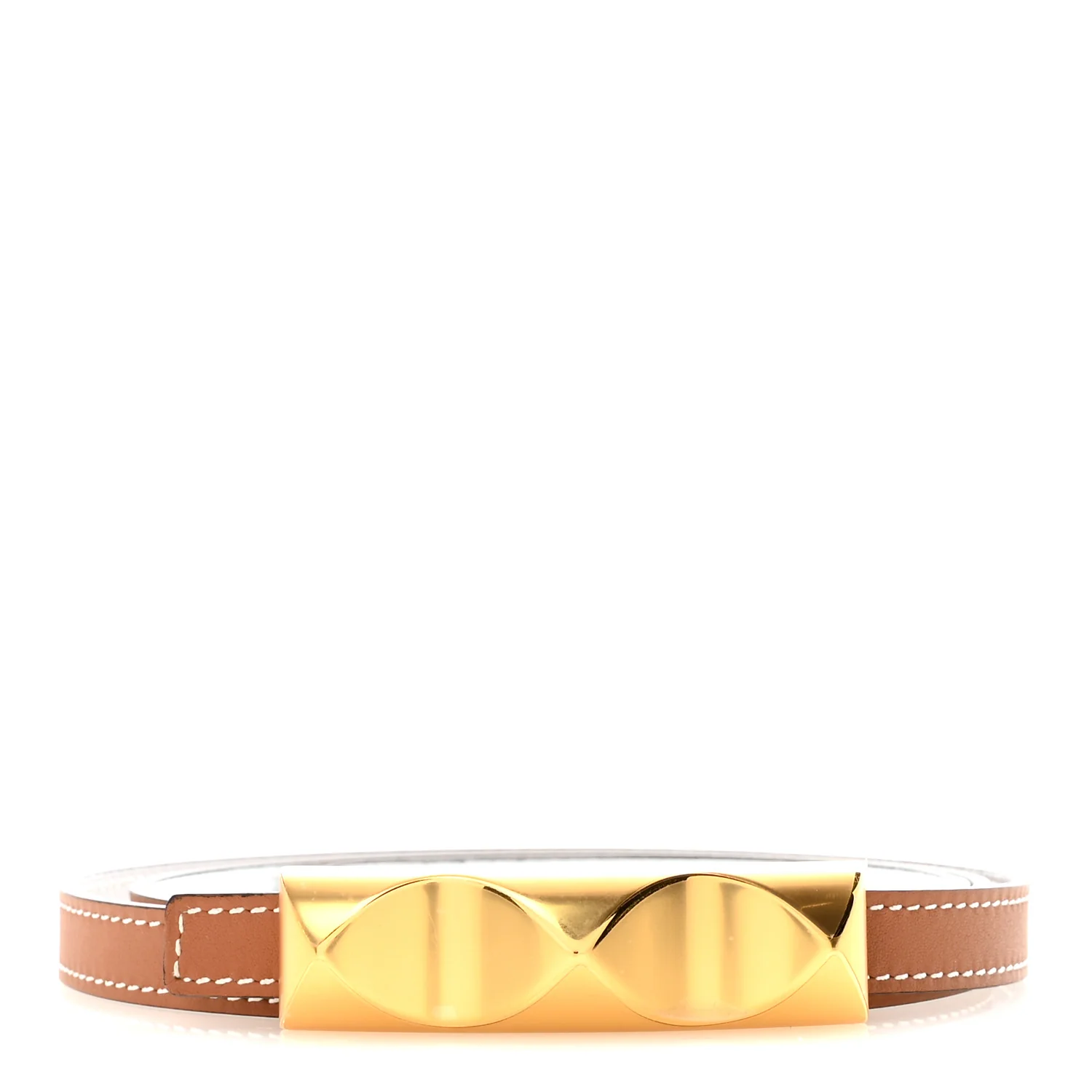 Swift Epsom 13mm Infini Belt 95 38 Gold White - Image 2