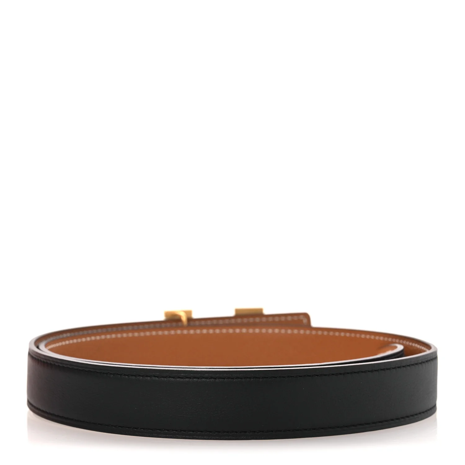 Swift Epsom 24mm Mini Constance H Belt 75 30 Black Gold - Image 2