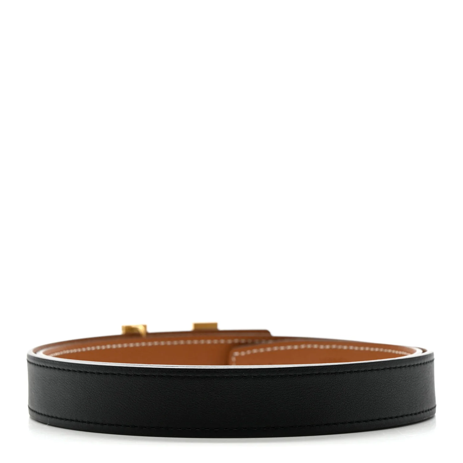 Swift Epsom 24mm Mini Constance H Belt 80 32 Black Gold - Image 2