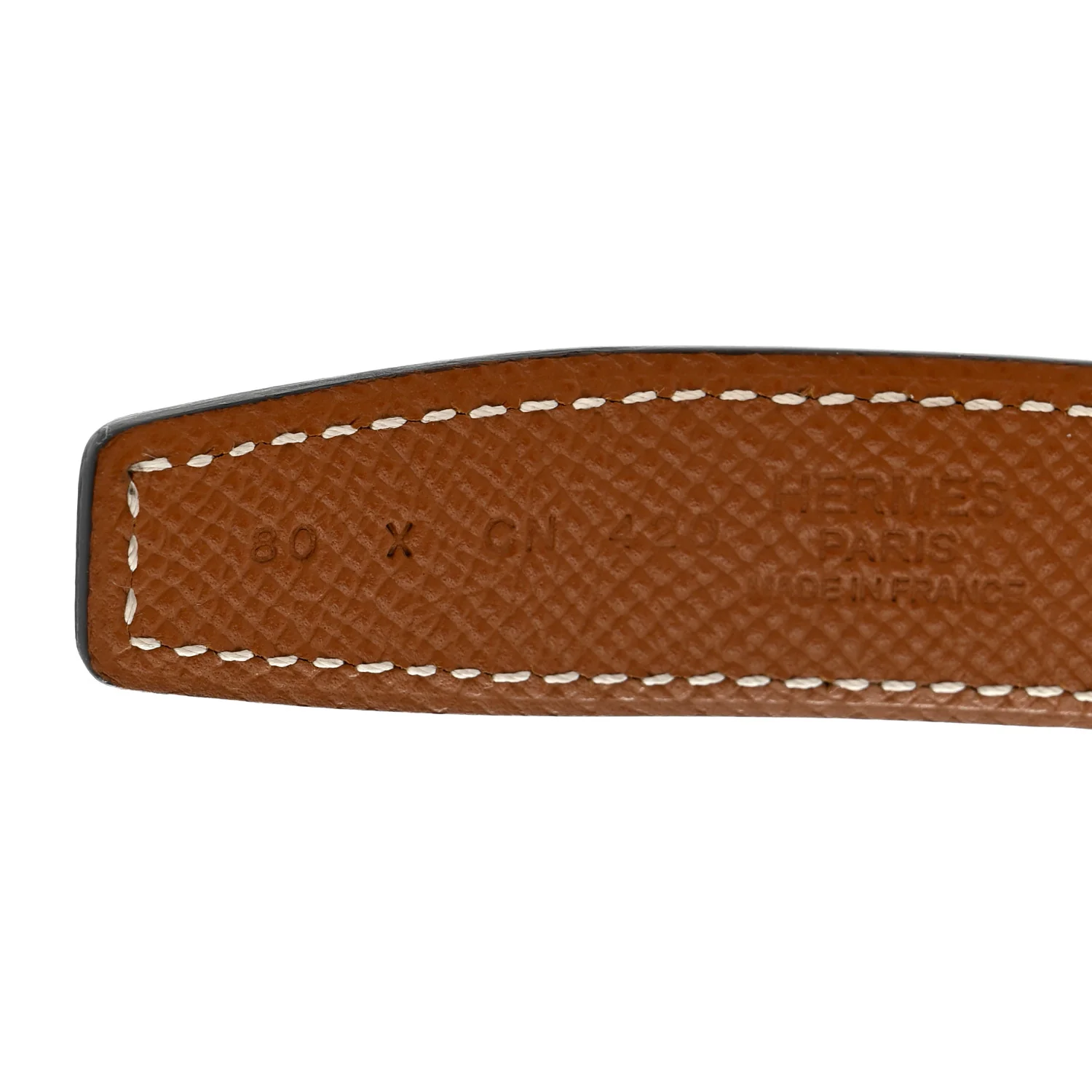 Swift Epsom 24mm Mini Constance H Belt 80 32 Black Gold - Image 6