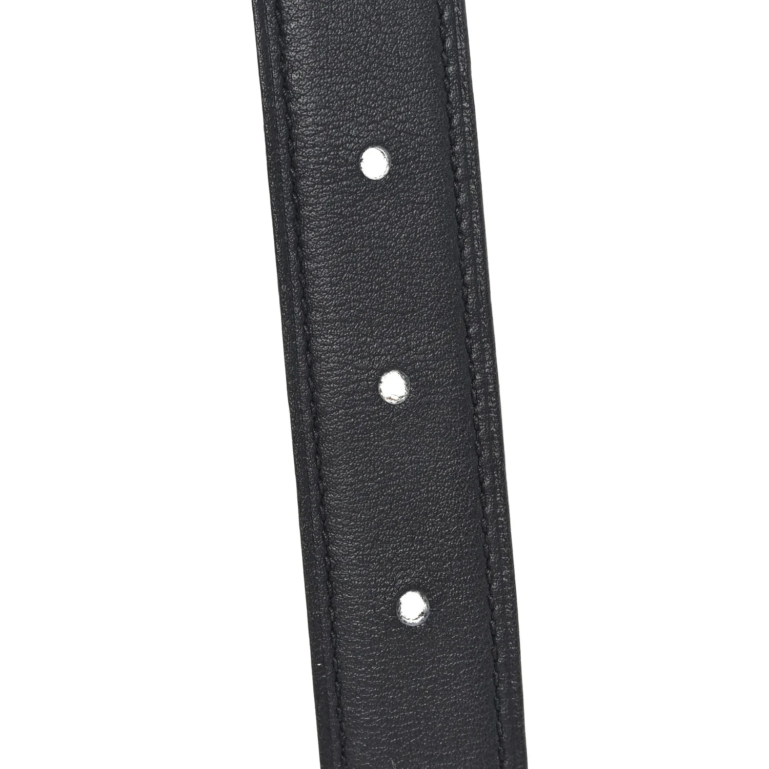 Swift Epsom 24mm Mini Constance H Belt 85 34 Black Etoupe - Image 4