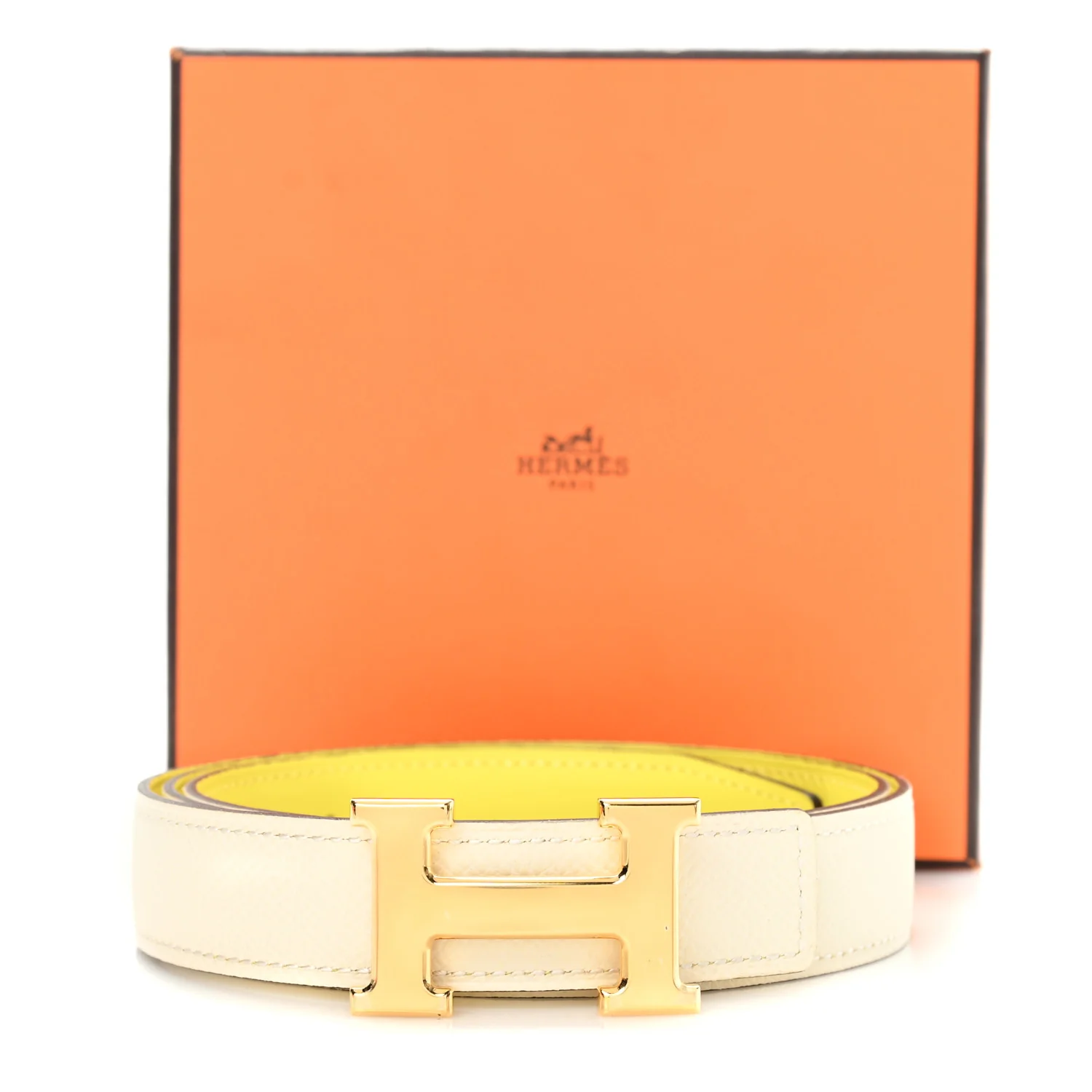 Swift Epsom 24mm Mini H Belt 85 34 Nata Lime - Image 5