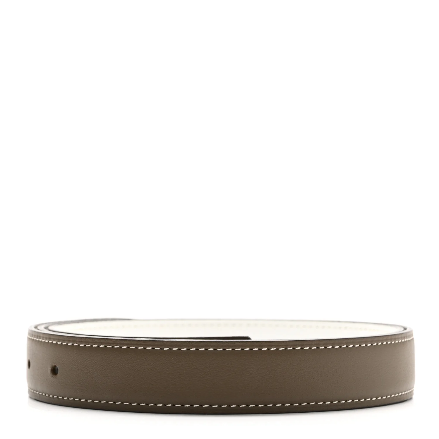 Swift Epsom 32mm Belt Strap 90 36 Etoupe White - Image 3