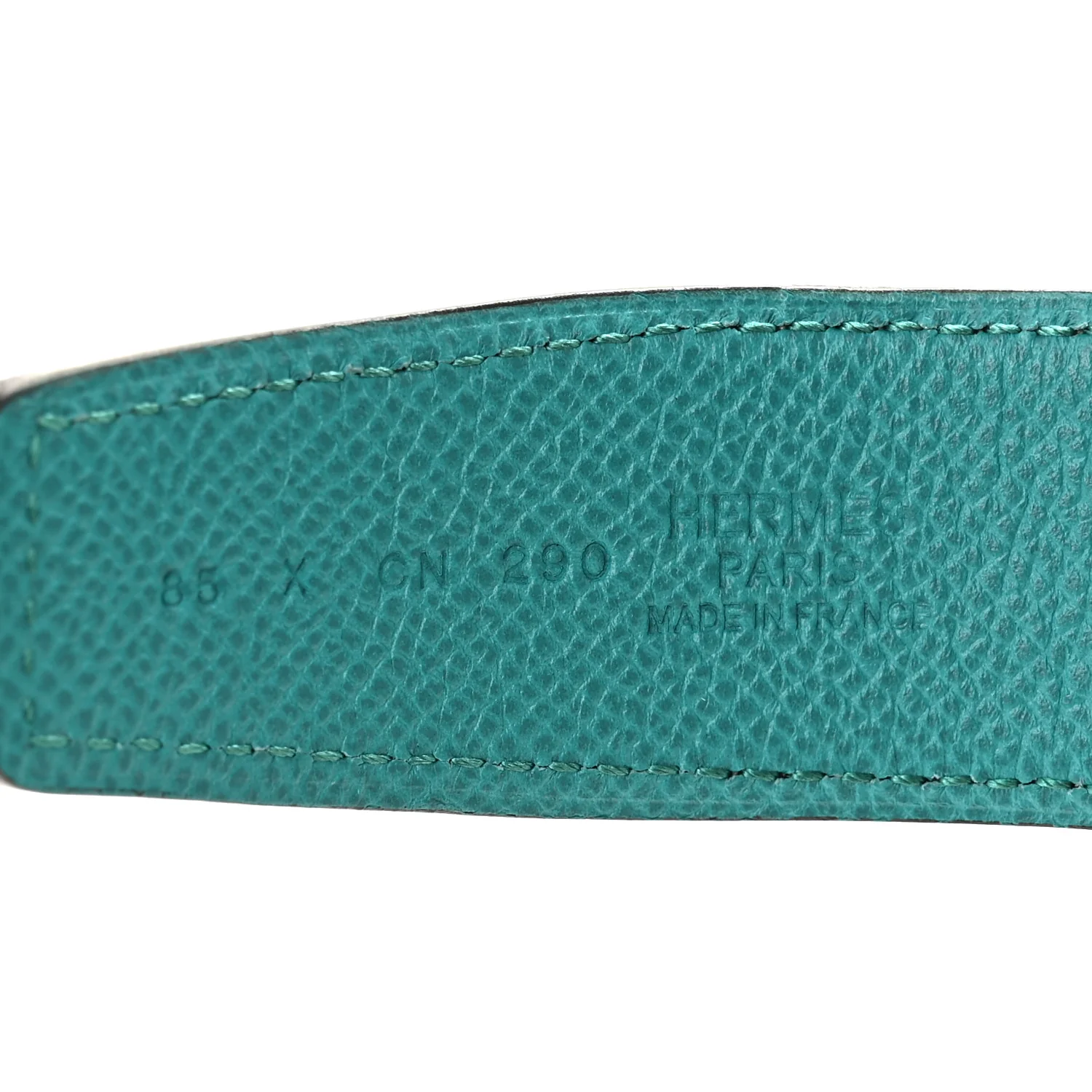 Swift Epsom 32mm H Belt 85 34 Gold Bleu Paon - Image 5