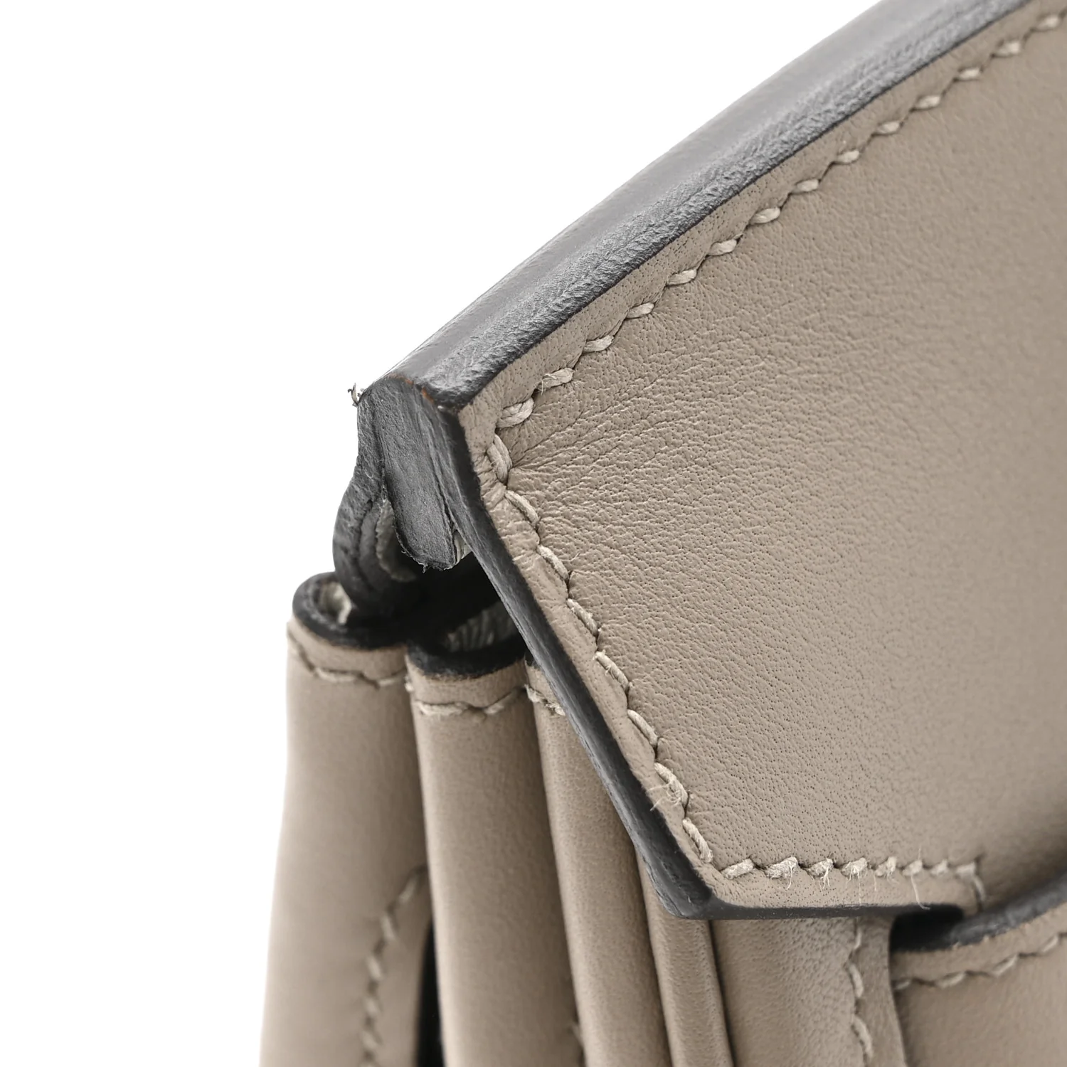 Swift Horseshoe Birkin 25 Gris Asphalte Gris Perle - Image 12