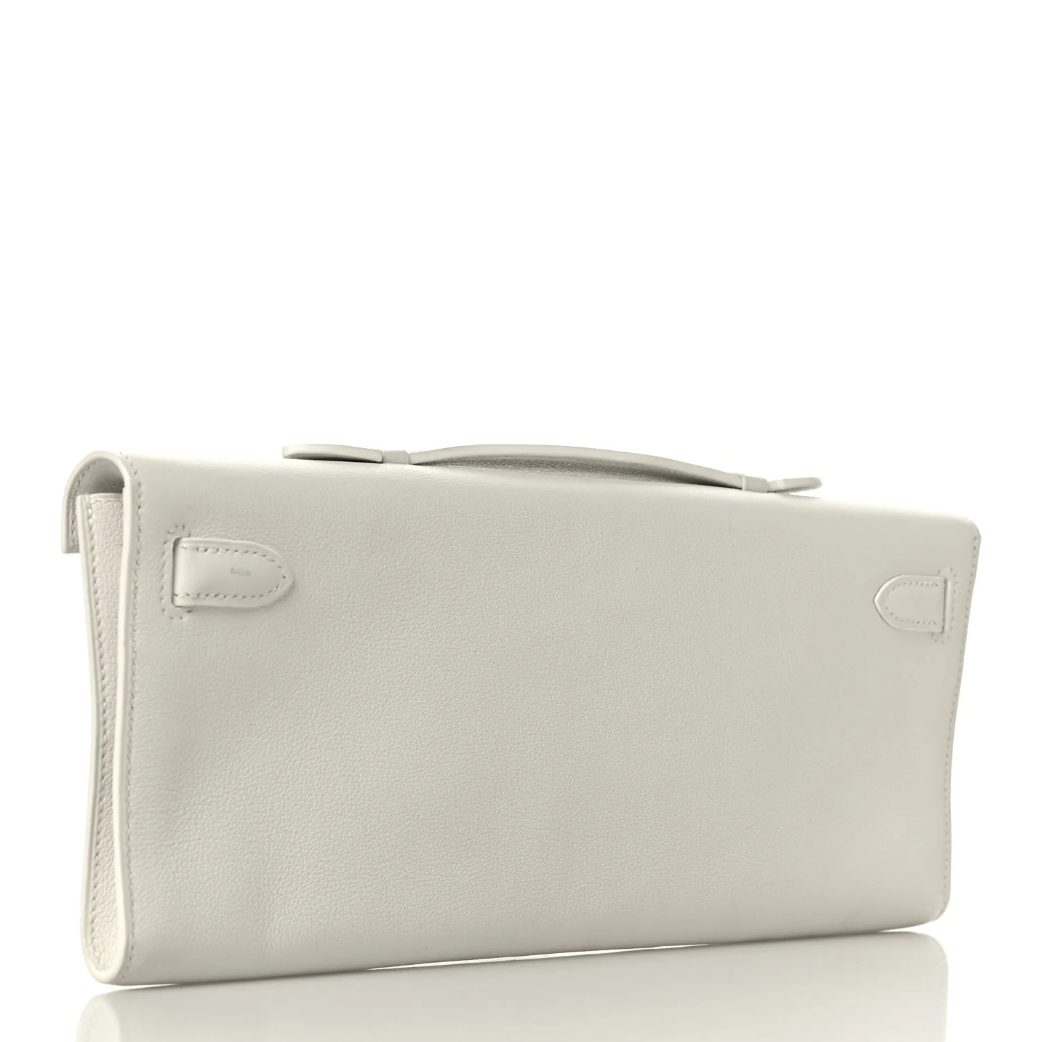 Swift Kelly Cut Clutch Pochette White - Image 3