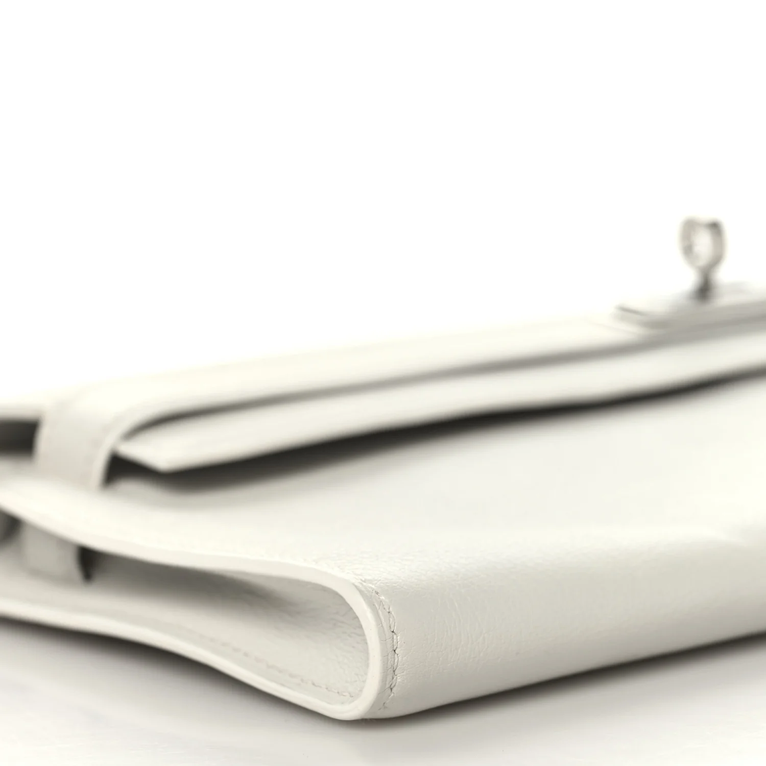 Swift Kelly Cut Clutch Pochette White - Image 9