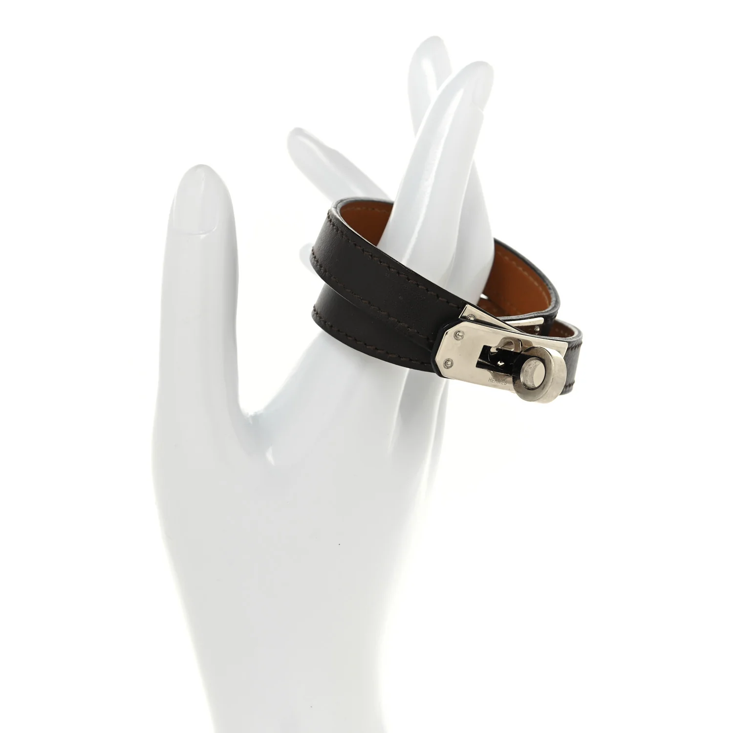 Swift Kelly Double Tour Bracelet Chocolate - Image 3
