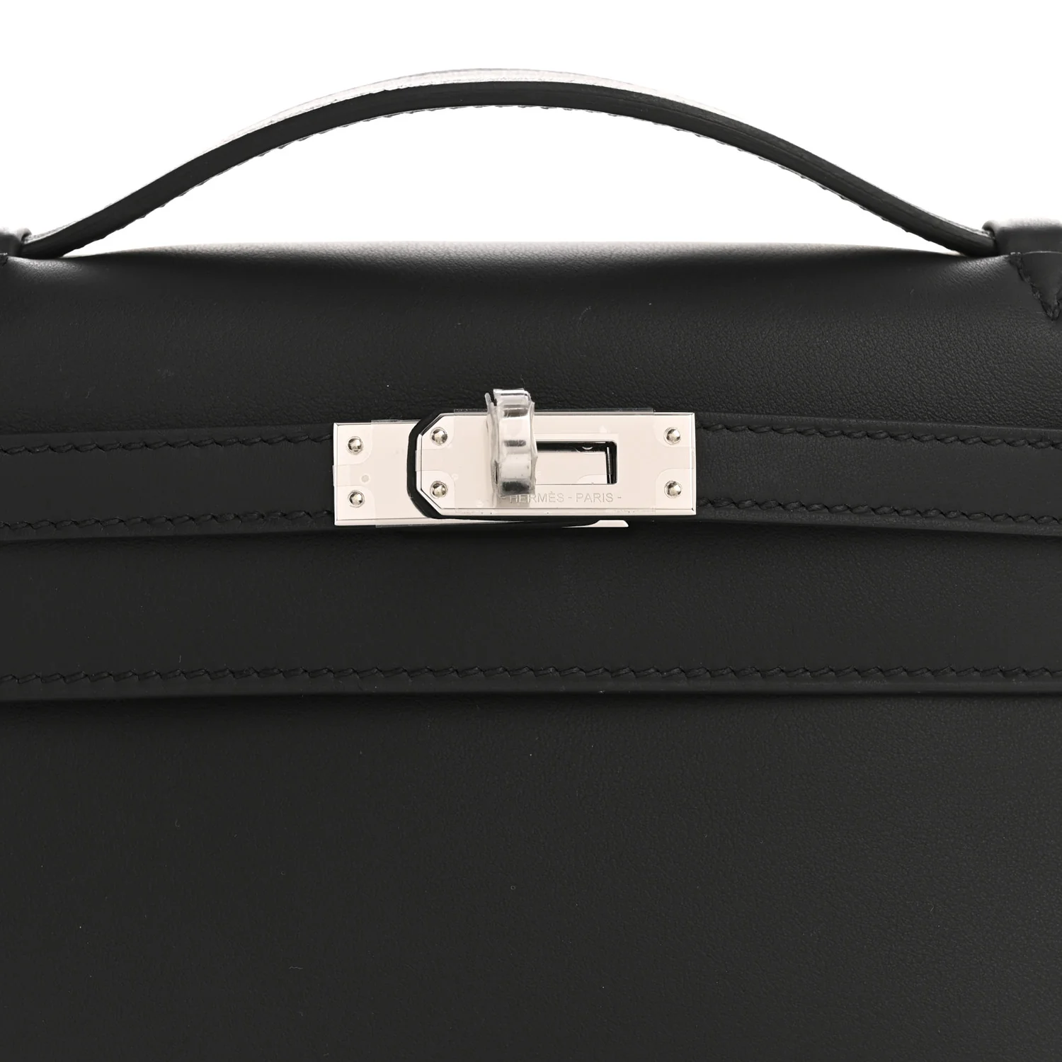 Swift Kelly Pochette Clutch Black - Image 8