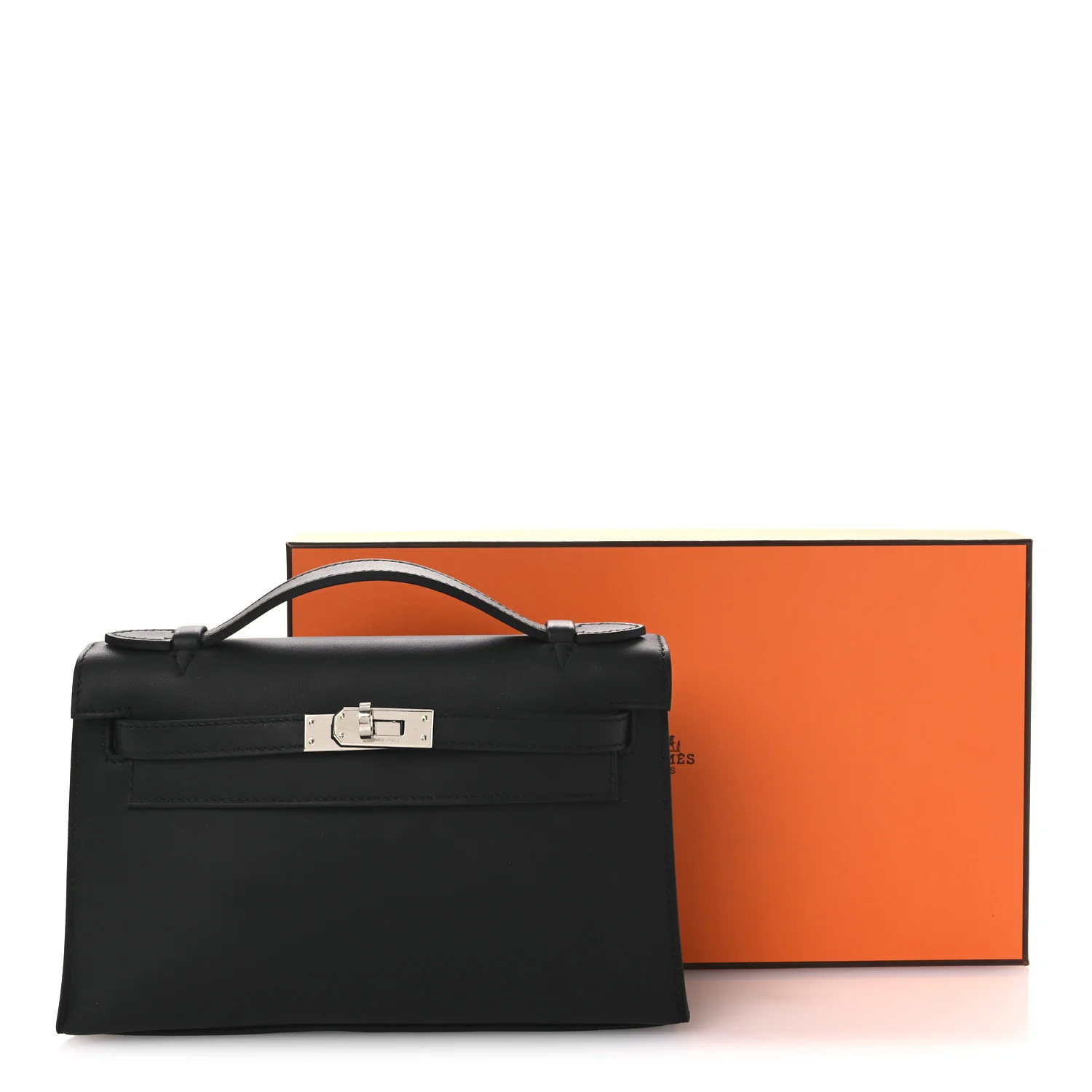 Swift Kelly Pochette Clutch Black - Image 12