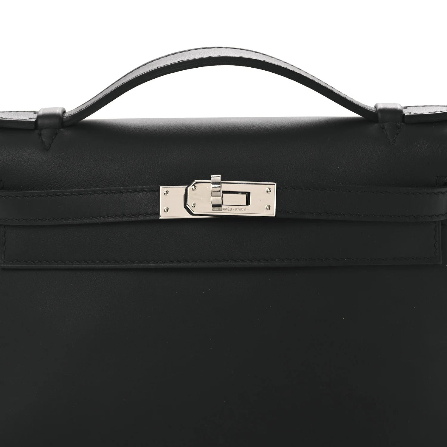 Swift Kelly Pochette Clutch Black - Image 8