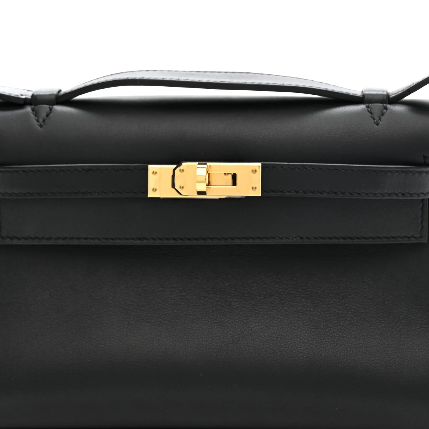 Swift Kelly Pochette Clutch Black - Image 8